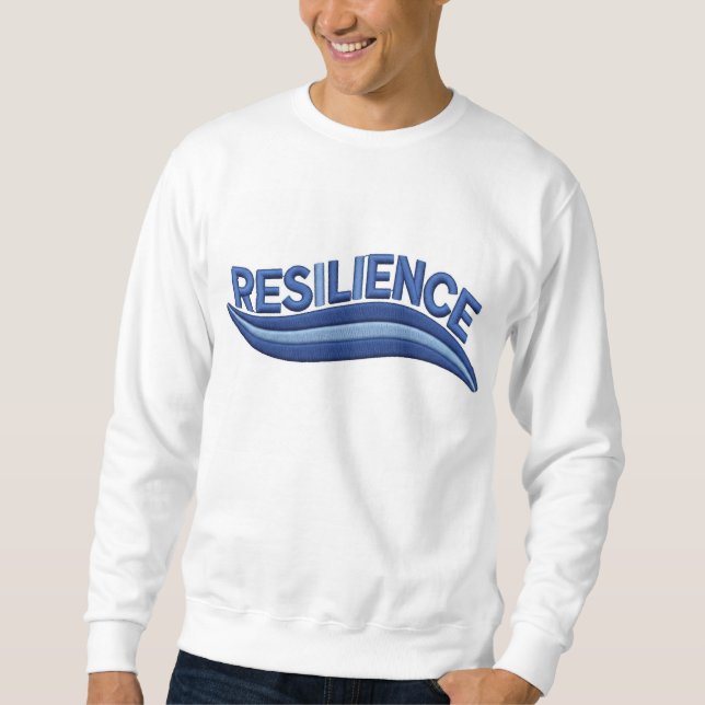Moletom Resilience" Word Embroidery Design - Motivation... (Frente)