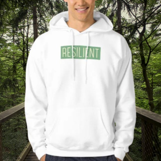 Moletom RESILIENT Hoodie – Construído para Subir, Feito pa (Criador carregado)