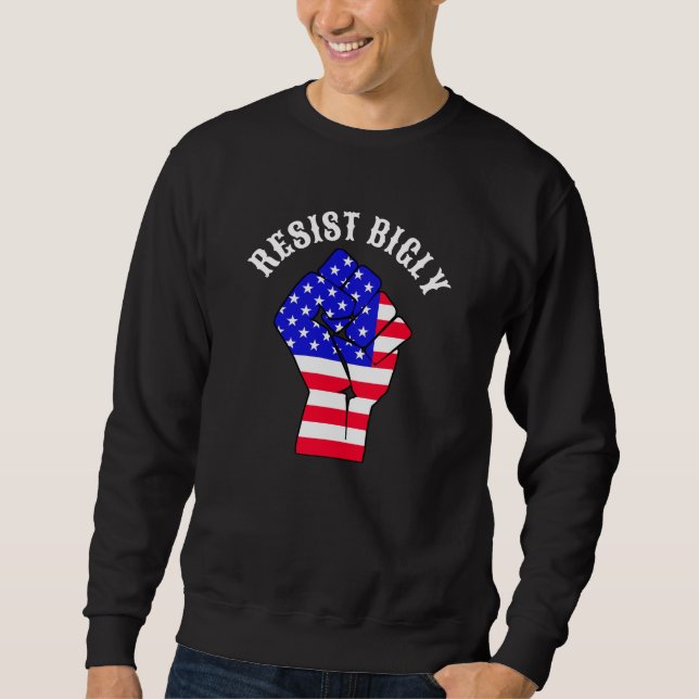 Moletom Resista Muito | Anti-Trump (Frente)