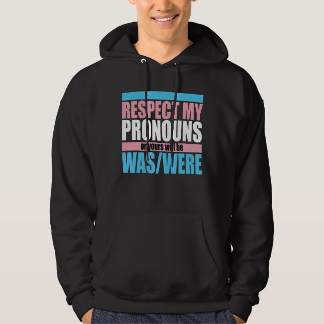Moletom Respeite Meu Orgulho Trans Lgbtq 1 (Frente)