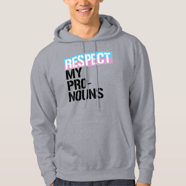 Moletom Respeite Meus Pronomes (Frente)