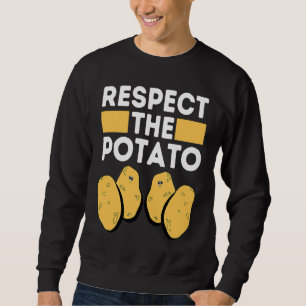 Moletom Respeite O Meme Da Batata Legume Raiz Batatas P