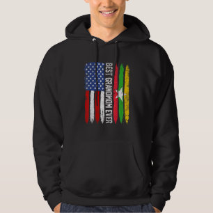 Moletom Retrai-nos a bandeira de Mianmar Melhor Avó Alguma