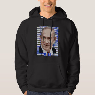 Moletom Retrato de Benjamin Netanyahu Primeiro-Ministro de