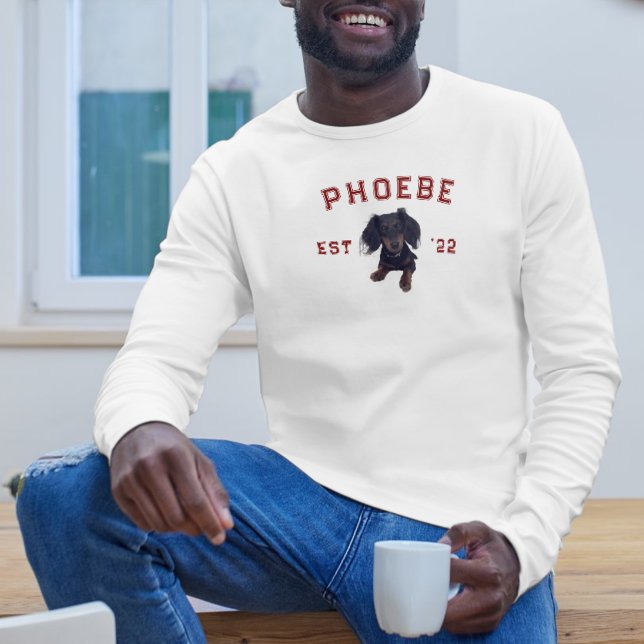 Moletom Retrato Pet Personalizado e Nome do Arco da Letra  (We love our pets! Why not wear them on our favorite cozy sweatshirt?)