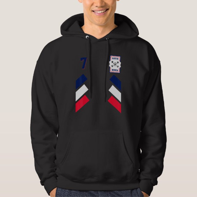 Moletom Retro7 Futebol coreano Futebol da Coreia do Sul Ko (Frente)