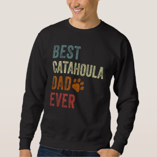 Moletom Retro Best Catahoula Dad Ever Dog Papa Father's Da
