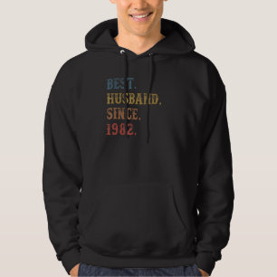 Moletom Retro Best Husband Desde 1982, 40º Aniver Casado
