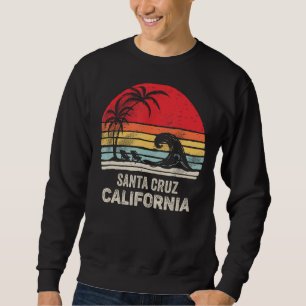 Moletom Retro California Papais noeis Cruz Beach Shirt Sur