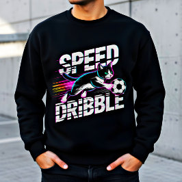 Moletom Retro Cat Soccer - Birthday Gift for Pet Lovers