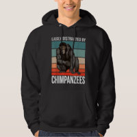 Retro Chimpanzee Cote Ape Facilmente Distraido Por