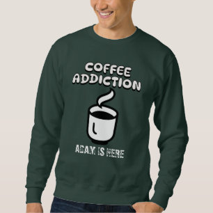 MOLETOM RETRO COFFEE AMANTES PERSONALIZAM NOME PERSONALIZA
