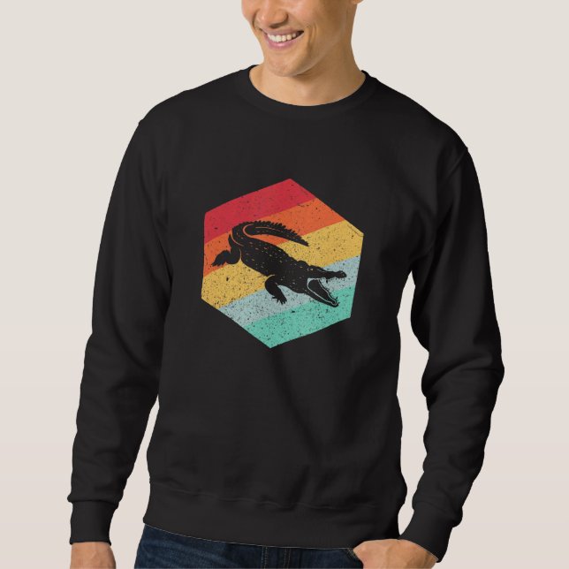 Moletom Retro Crocodilo Vintage Alligator (Frente)