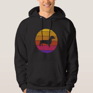 Moletom Retro Dachshund Dachshund Wiener Cão Engraçado