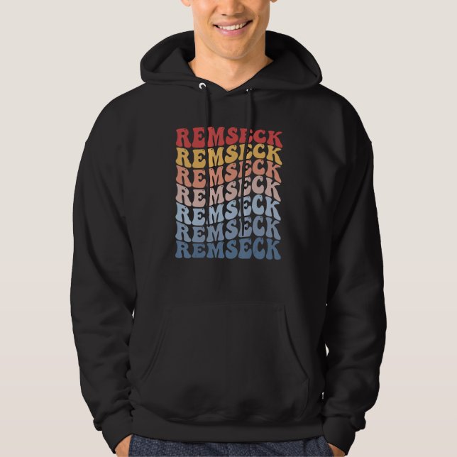 Moletom Retro de Groovy de Cidade Remseck (Frente)