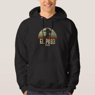 Moletom Retro El Paso Texas Cowboy Hat No Cowboy Boot Vint
