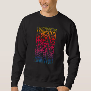 Moletom Retro Eua Colorful City Nostalgic Lexington