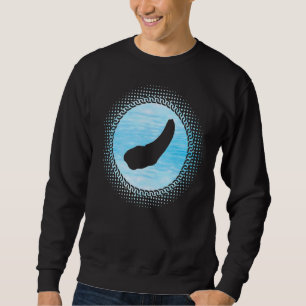 Moletom Retro Geoduck Dizendo Saltwater Gooey Clam