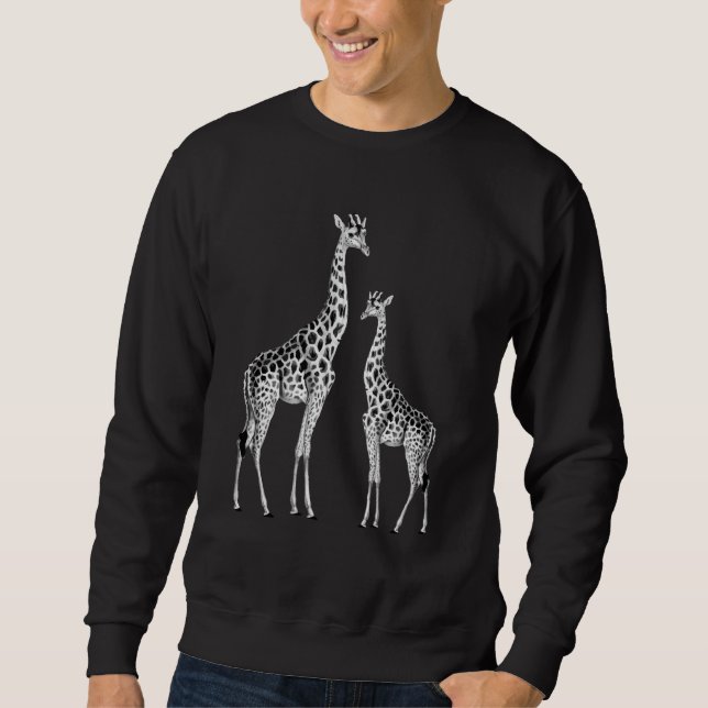 Moletom Retro Giraffe Funny Safari Arte Animal (Frente)