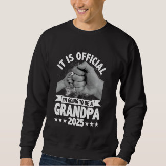 Moletom Retro I'm Going To Be A Grandpa 2025 Fist Bump Fat