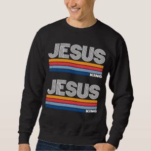Moletom Retro jesus rei cristão