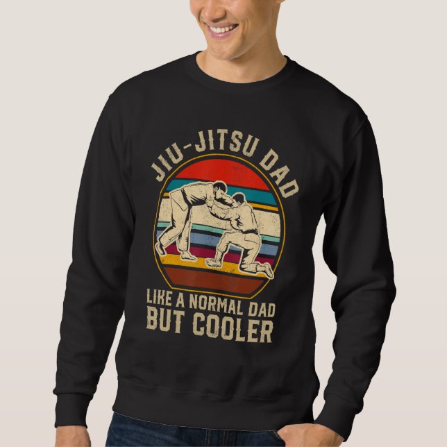 Moletom Retro Jiu-Jitsu Pai Men Jui Jitsu (Frente)