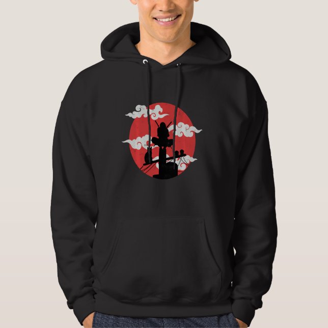 Moletom Retro Kanji Samurai Shinobi Espada Japonesa Ninja (Frente)