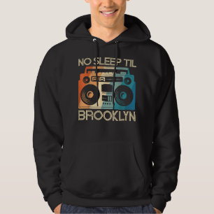 Moletom Retro legal Sem Dormir Até Brooklyn, Porta de Esco