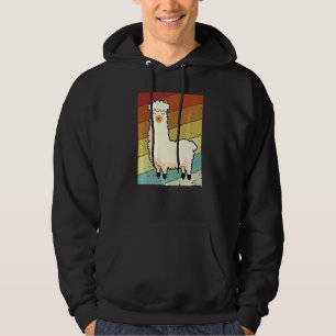 Moletom Retro Llama Vicuna Guanaco Breeder Alpaca