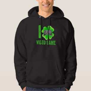 Moletom Retro Love Irish Video Game Shamrock Patte Rua