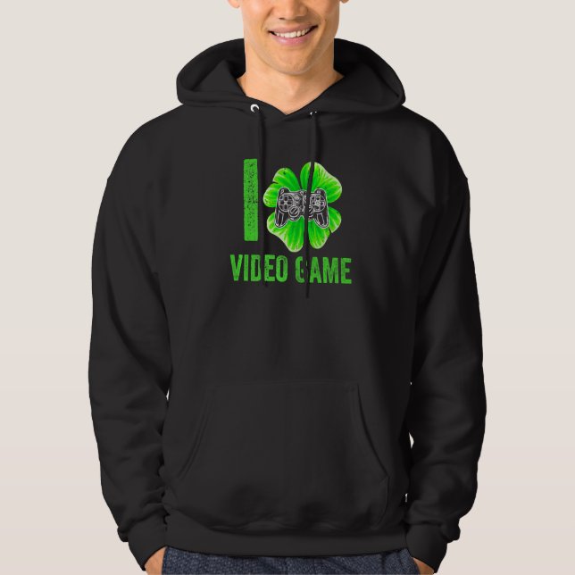 Moletom Retro Love Irish Video Game Shamrock Patte Rua (Frente)