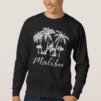 Moletom Retro Malibu CA California Malibu Souvenir Palm Tr