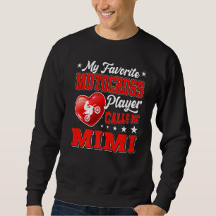 Moletom Retro Meu Jogador Motocross Favorito Me Chama Mimi