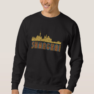 Moletom Retro Paisagem Urbana Vintage Hong Kong Skyline Ho