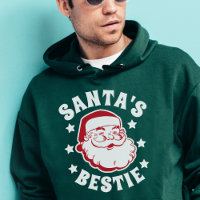 Retro Papais noeis Bestie Natal dos Homens Verdes