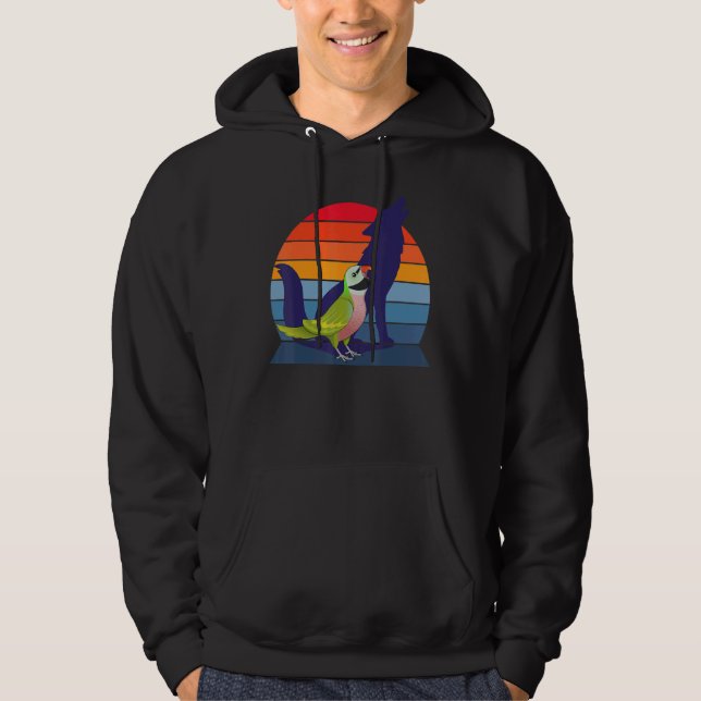 Moletom Retro Parrot I Howling Wolf I Gritando bigode (Frente)