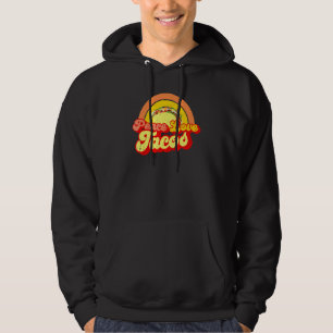 Moletom Retro Peace Love Tacos Velha Escola em Grafo