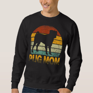 Moletom Retro Pug Mãe Doxie Dog Proprietária Mãe Pet Mãe