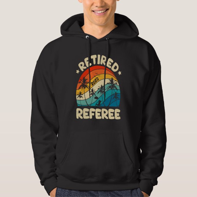 Moletom Retro Retired Referee Vintage Retirement Worked (Frente)