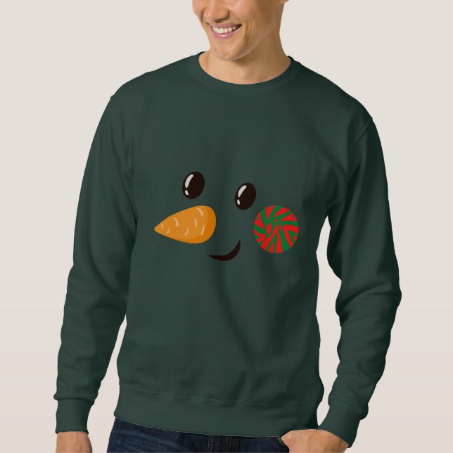 Moletom  Retro Snowman Men's  (Frente)