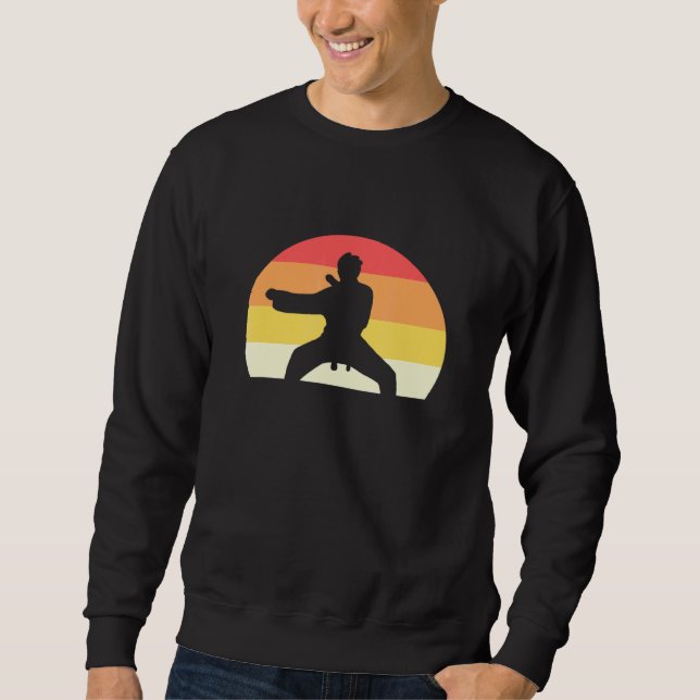 Moletom Retro Sunset Karate Vintage Taekwondo (Frente)