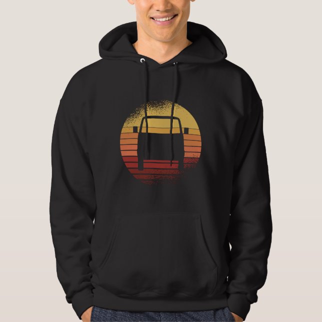 Moletom Retro Sunset Vanagon Syncro 4x4 Bus Hoodie (Frente)