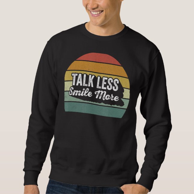 Moletom Retro Talk Menos Sorri Mais Hamilton Histórico (Frente)