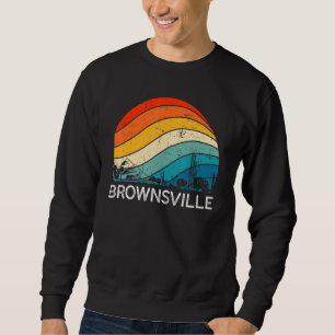 Moletom Retro Texas Brownsville Silhueta Urbana Vintage Cé