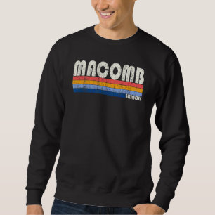 Moletom Retro Vintage 70s 80s Estilo Macomb Illinois