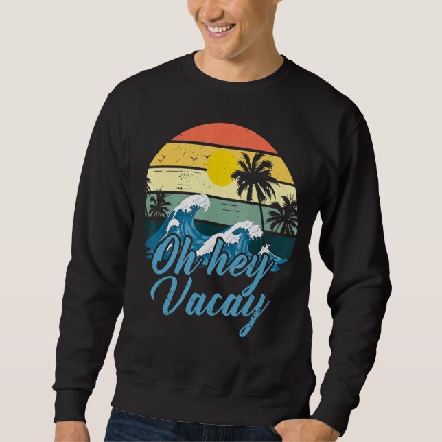 Moletom Retro Vintage Beach Vacage — Sunshine Summer Graph (Frente)