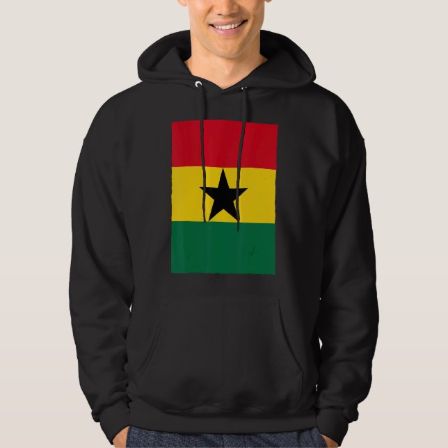 Moletom Retro Vintage Gana - Bandeira Nacional (Frente)