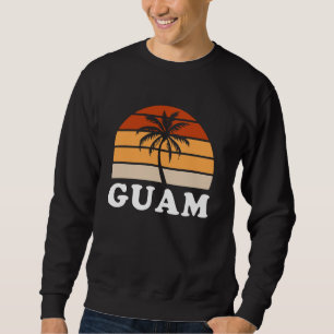 Moletom Retro Vintage Guam Summer Férias de Praia Guamania