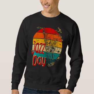 Moletom Retro Vintage Jazz Jazz Musical Outfit Time To J