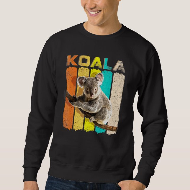 Moletom Retro Vintage Koala Koala Bear (Frente)